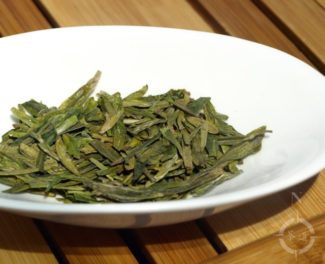 West Lake Longjing tea leaves
