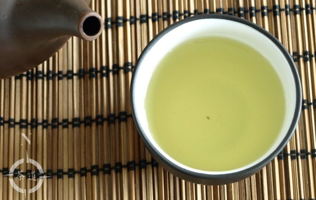 a cup of eco green gunpowder