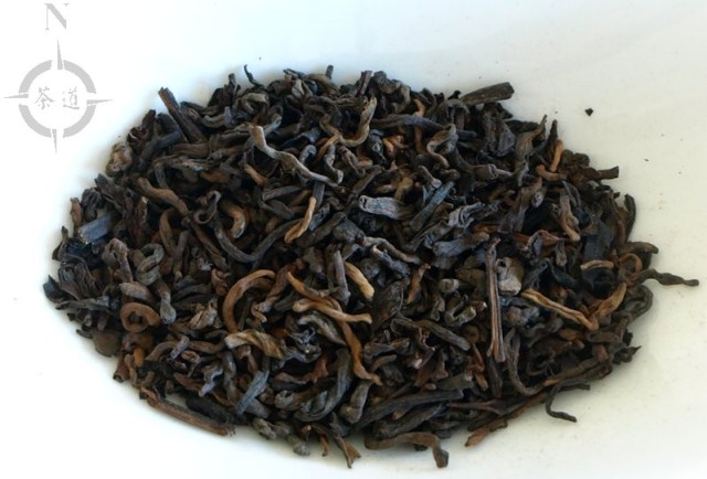 2003 meng hai factory shou pu-erh - dry leaf