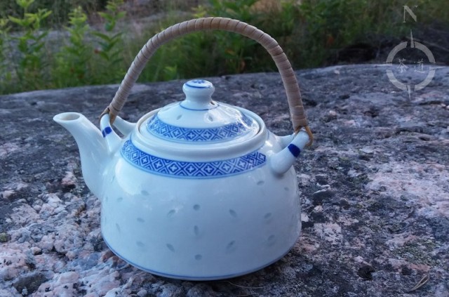 teapot on cliff