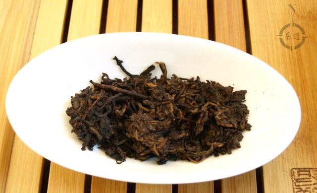 Tulin Tea Factory 2008 Shou Tuo - dry leaf