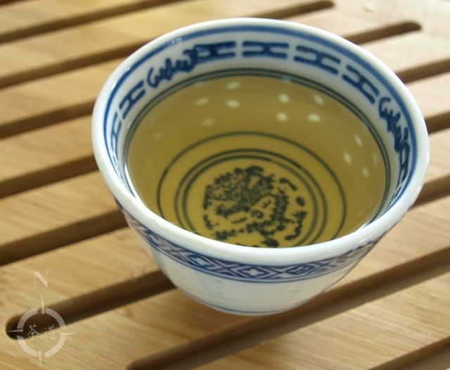 Western style brewed cup of 2015 Bancha Goishicha