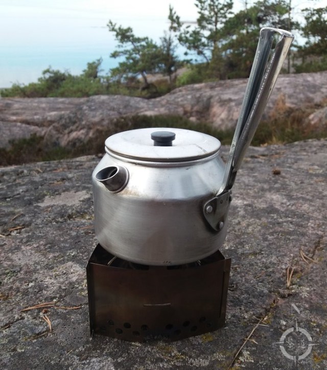 Summer 2018 - Trangia burner and kettle
