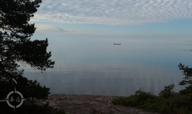 Summer 2018 - passing ship