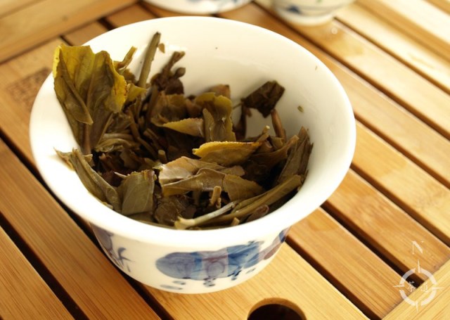 2018 Mengku Tea Factory Spring Tips - used leaves