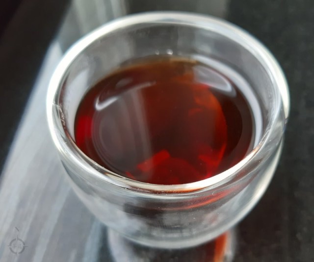 2008 Jia Cang Shu Puerh - a cup of