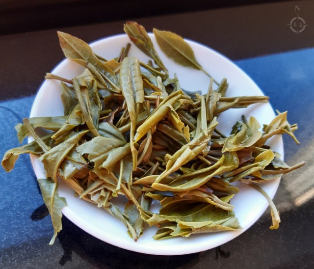 Tian Mu Qing Ding - used leaves