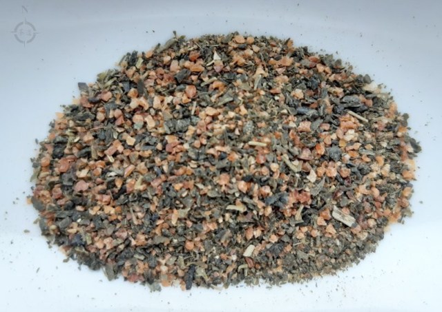 YMY genmaicha teabag - dry leaf