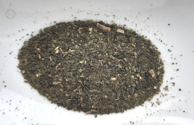 YMY sencha teabag - dry leaf