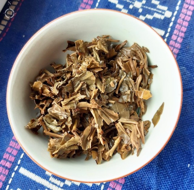 2009 Xia Guan Jia Ji Raw - used leaves