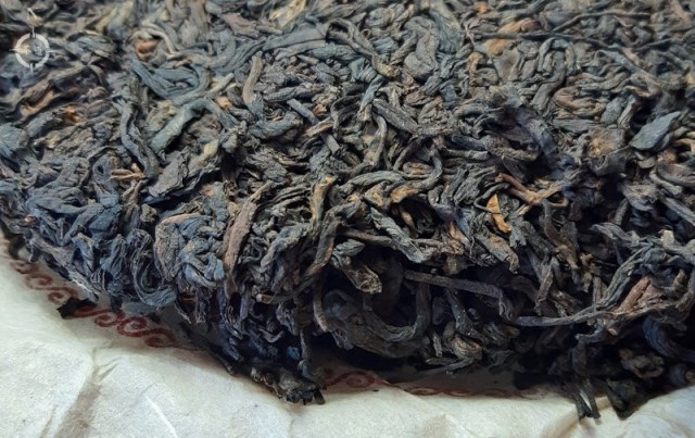 2017 Yunnan Shu Organic - unwrapped closeup